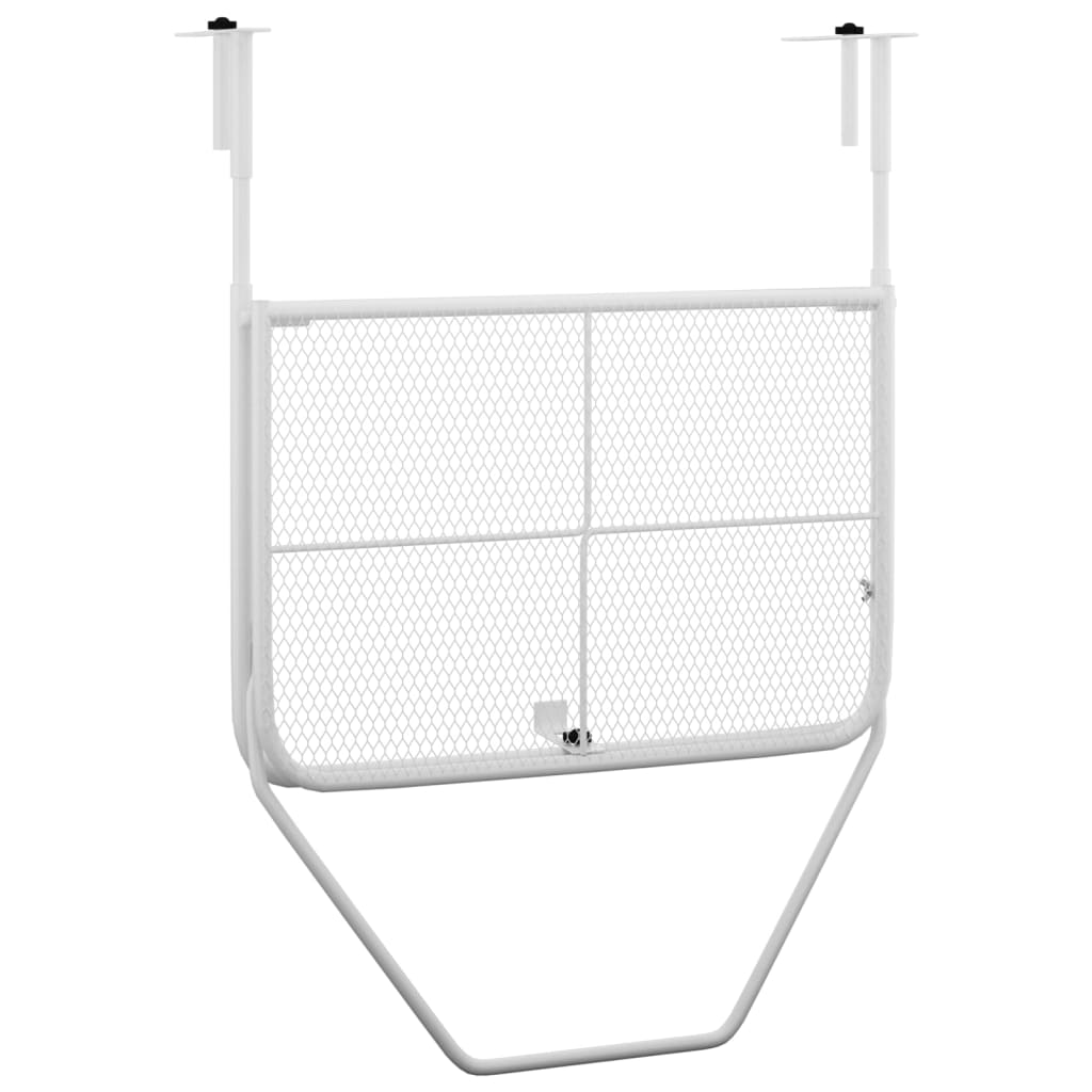 8720286827307_g_en_hd_3 vidaXL Balcony Table White 60x40 cm Steel - Image 5
