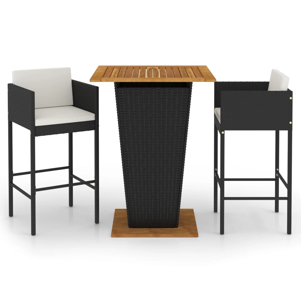 8720286827666_a_en_hd_1 vidaXL 3 Piece Garden Bar Set with Cushions Poly Rattan Black - Image 2