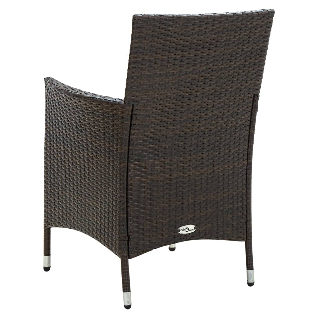 8720286827796_g_en_hd_4 vidaXL 7 Piece Outdoor Dining Set with Cushions Poly Rattan Brown - Image 6
