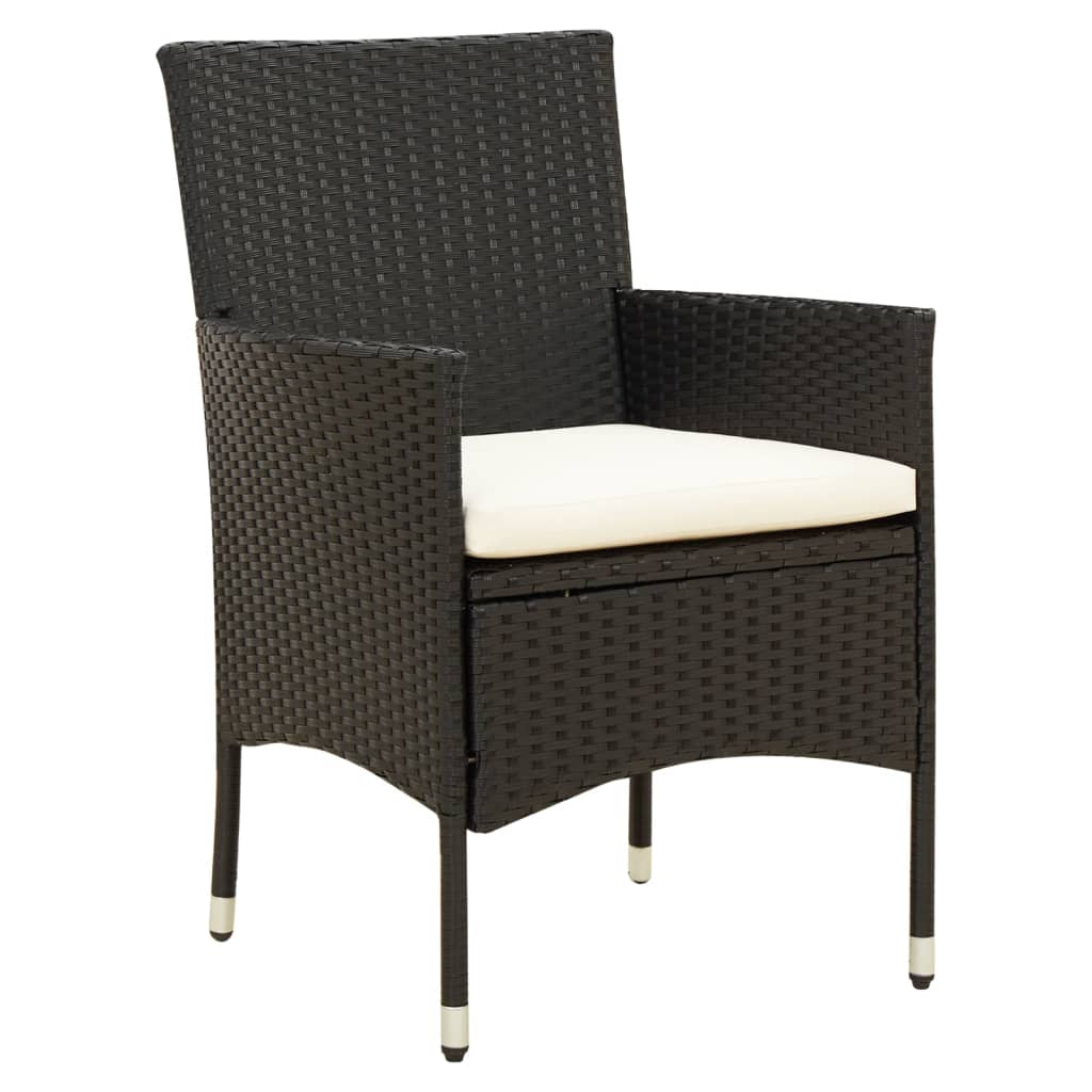 8720286827956_g_en_hd_1 vidaXL 7 Piece Outdoor Dining Set with Cushions Poly Rattan Black - Image 3