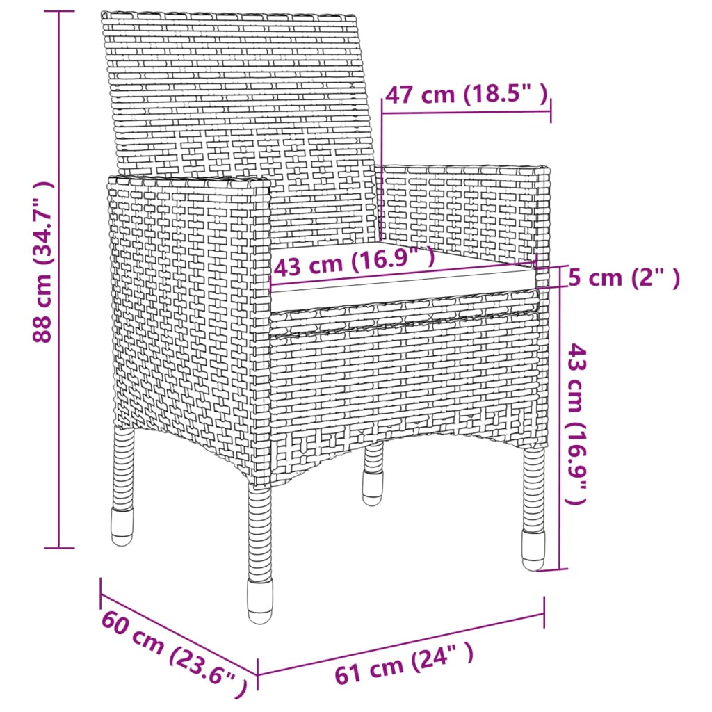 8720286827956_g_en_hd_11 vidaXL 7 Piece Outdoor Dining Set with Cushions Poly Rattan Black - Image 13
