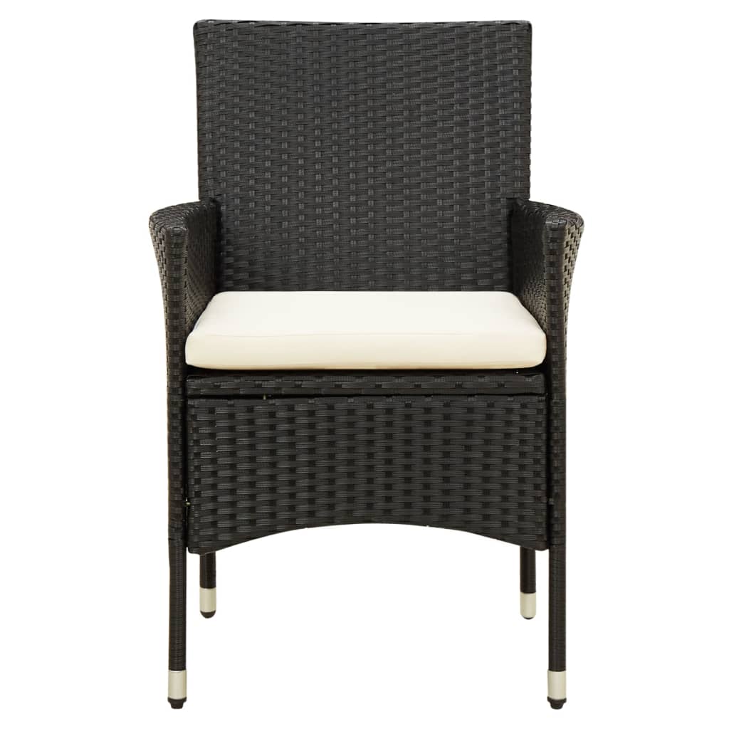 8720286828038_g_en_hd_2 vidaXL 7 Piece Outdoor Dining Set with Cushions Poly Rattan Black - Image 4
