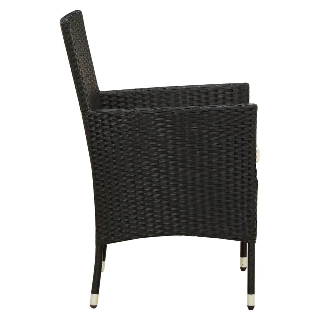 8720286828038_g_en_hd_3 vidaXL 7 Piece Outdoor Dining Set with Cushions Poly Rattan Black - Image 5