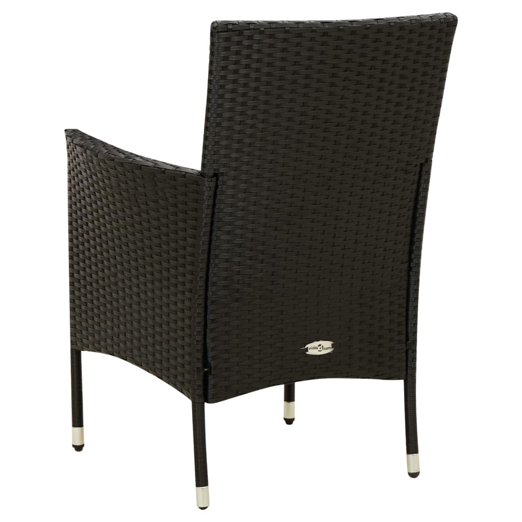 8720286828038_g_en_hd_4 vidaXL 7 Piece Outdoor Dining Set with Cushions Poly Rattan Black - Image 6