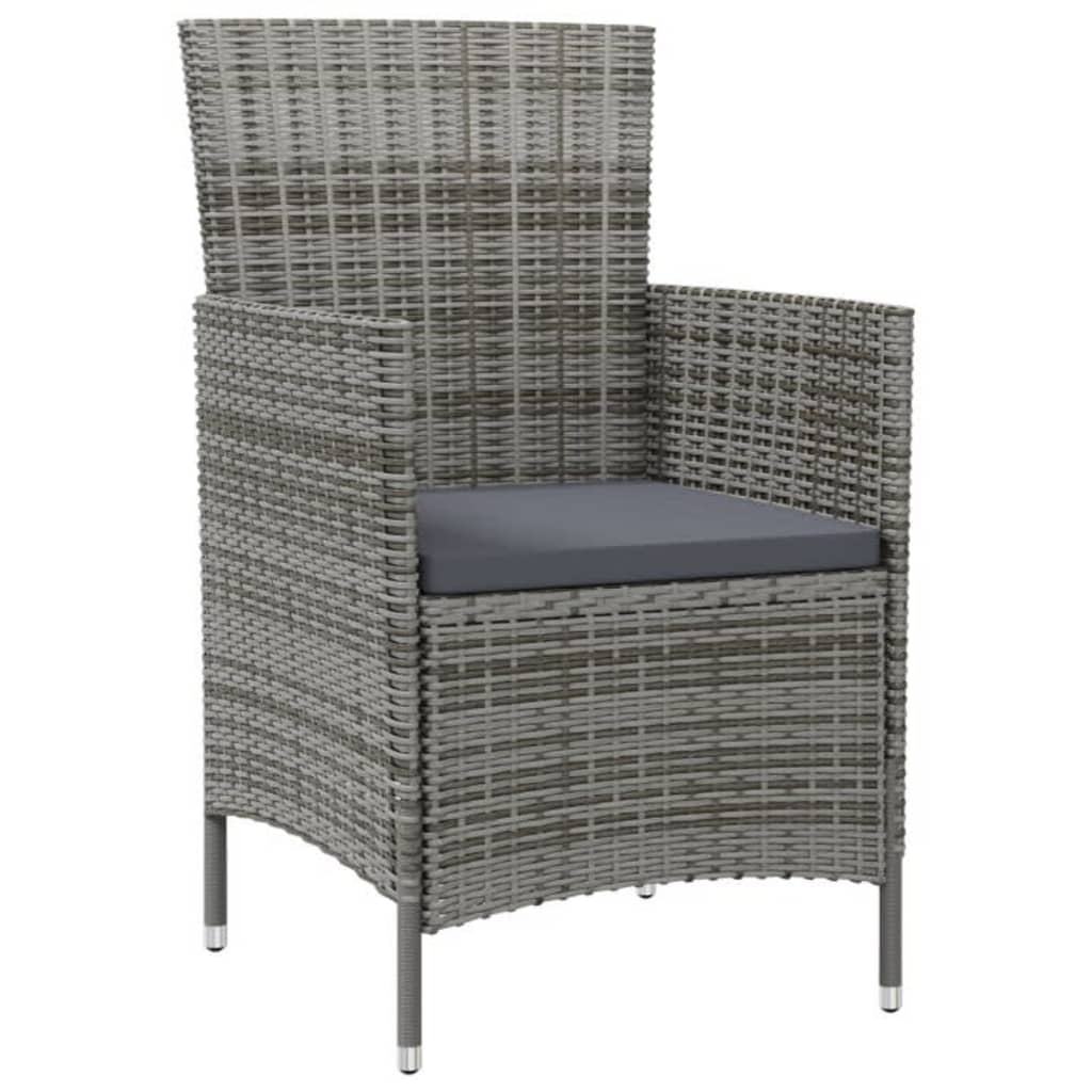8720286828397_g_en_hd_1 vidaXL 5 Piece Outdoor Dining Set with Cushions Poly Rattan Grey - Image 3