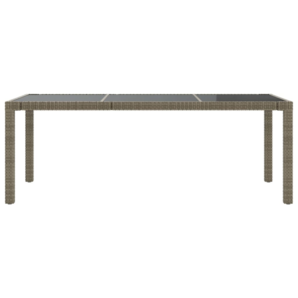 8720286828410_g_en_hd_3 vidaXL 7 Piece Outdoor Dining Set with Cushions Poly Rattan Grey - Image 5