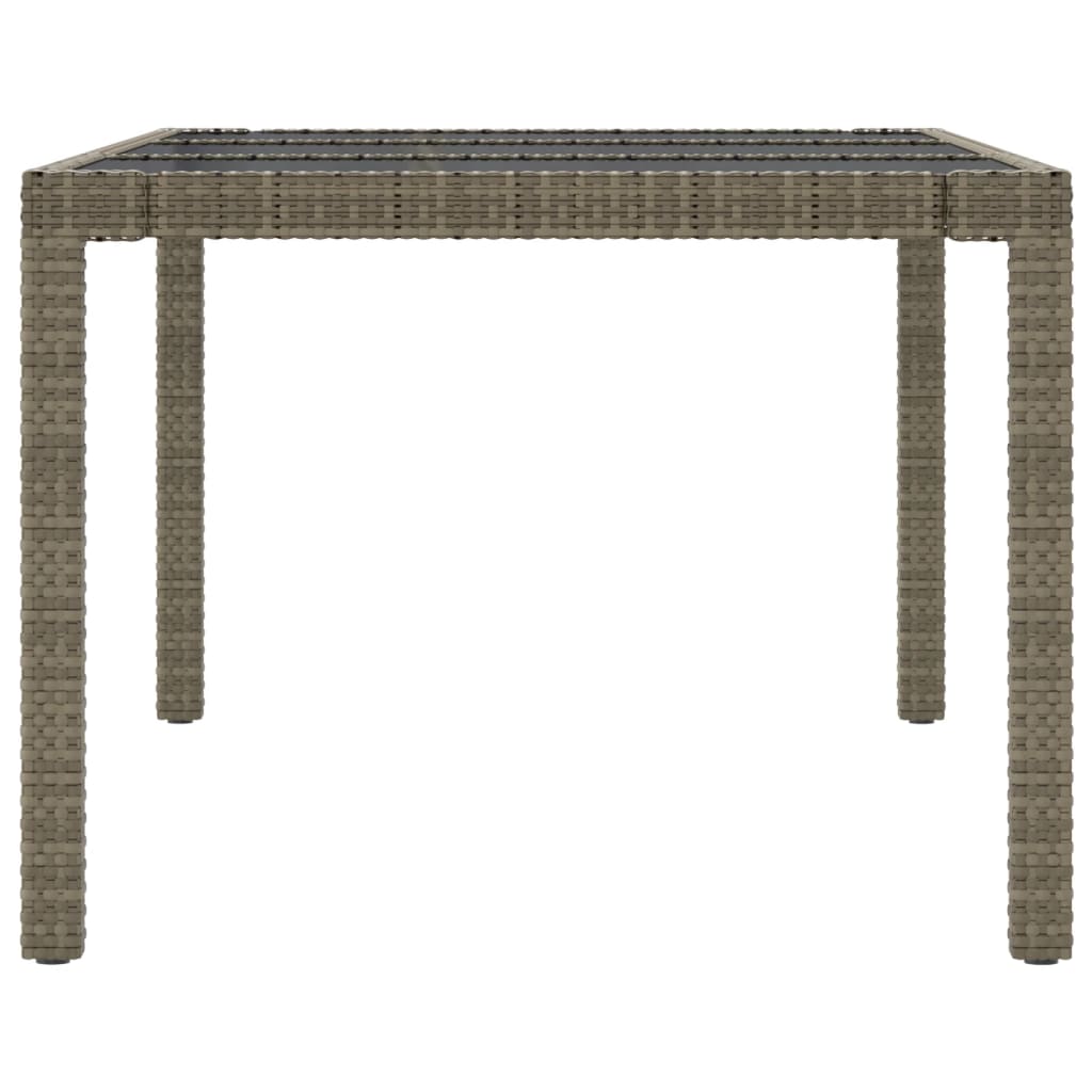 8720286828410_g_en_hd_4 vidaXL 7 Piece Outdoor Dining Set with Cushions Poly Rattan Grey - Image 6