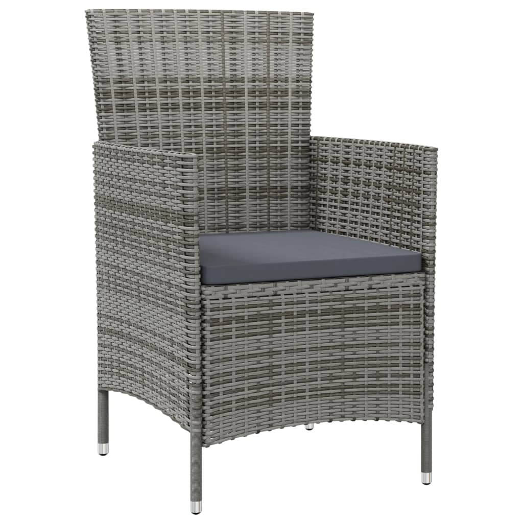 8720286828427_g_en_hd_1 vidaXL 9 Piece Outdoor Dining Set with Cushions Poly Rattan Grey - Image 3