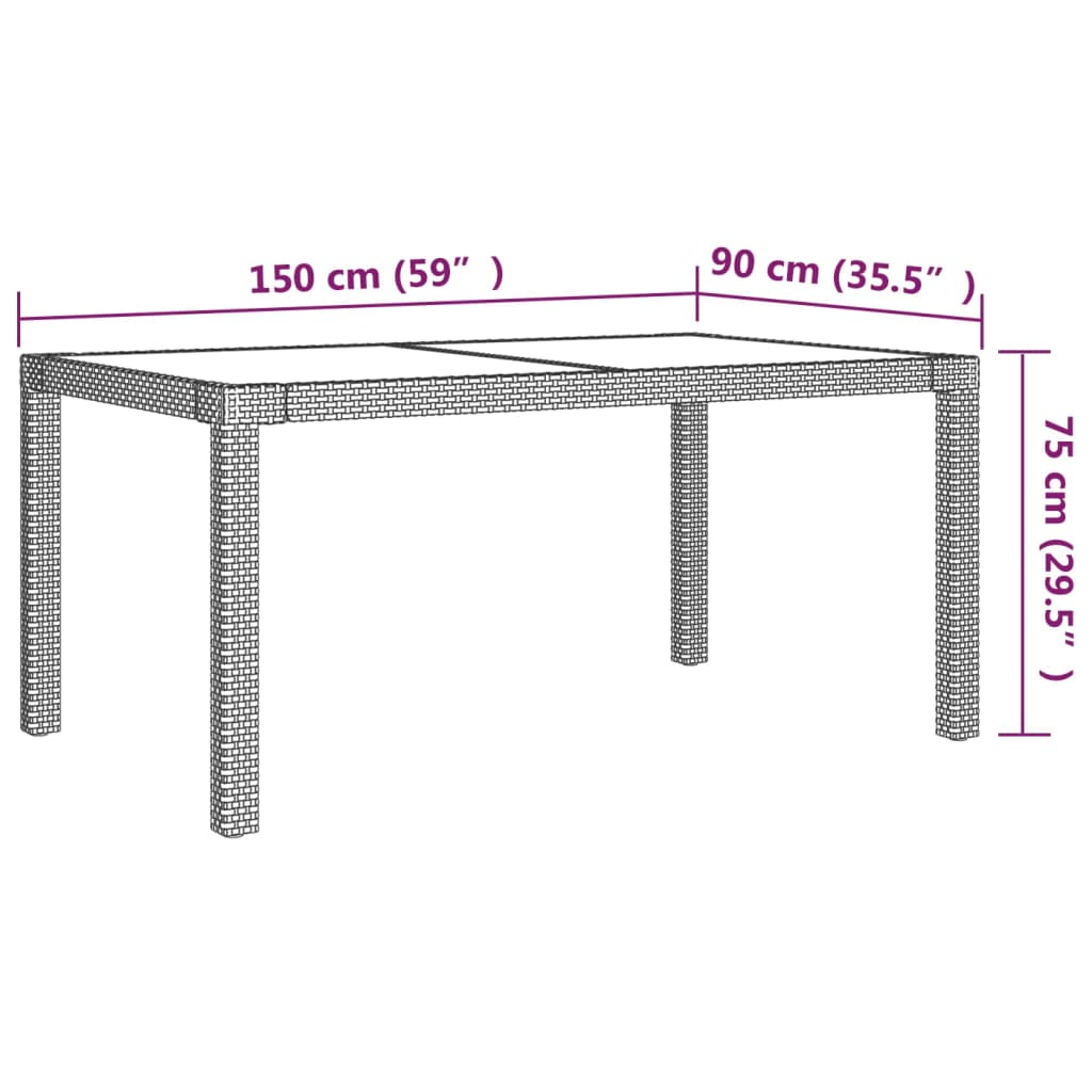 8720286828472_g_en_hd_4 vidaXL 5 Piece Outdoor Dining Set with Cushions Poly Rattan Grey - Image 6