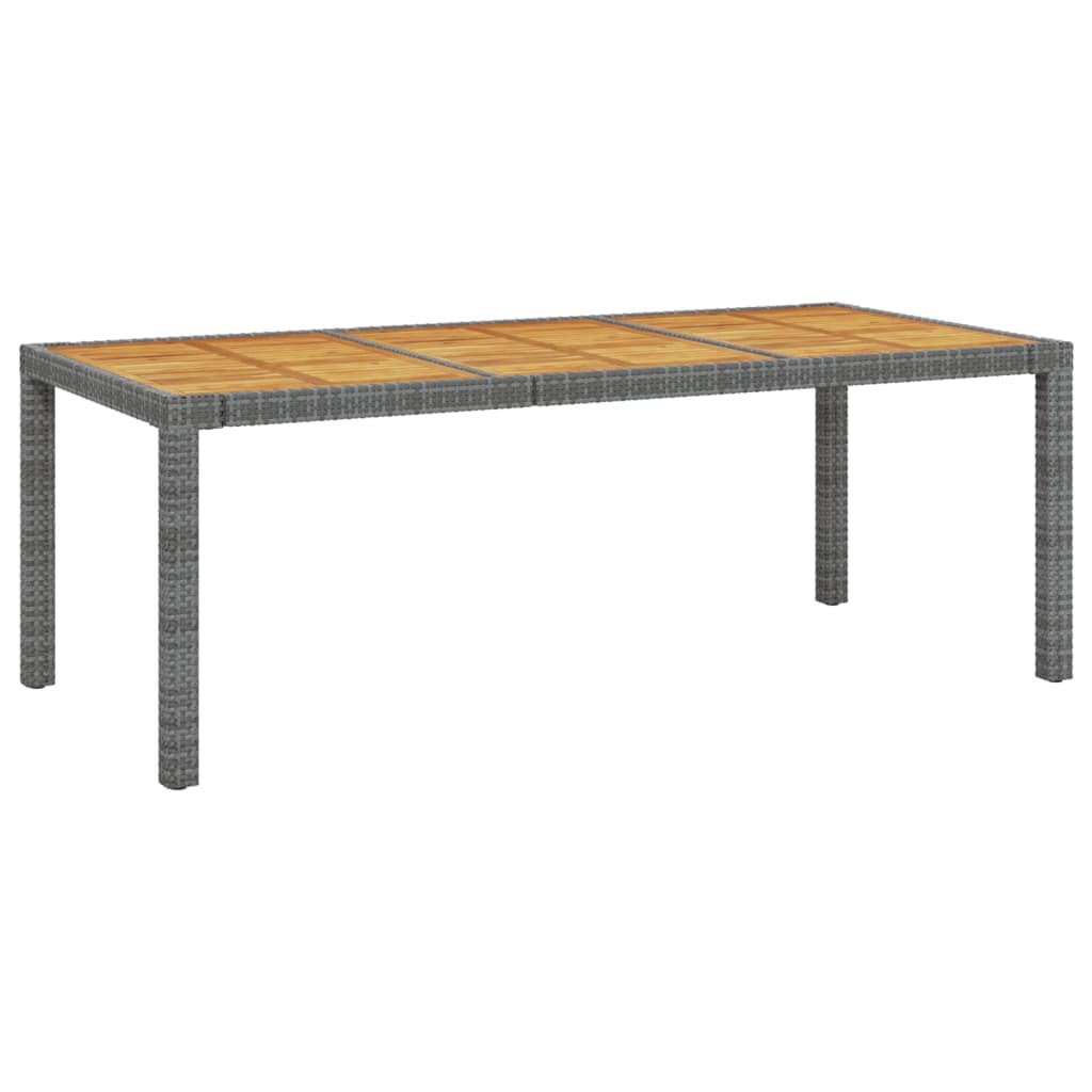 8720286828496_g_en_hd_2 vidaXL 7 Piece Outdoor Dining Set with Cushions Poly Rattan Grey - Image 4