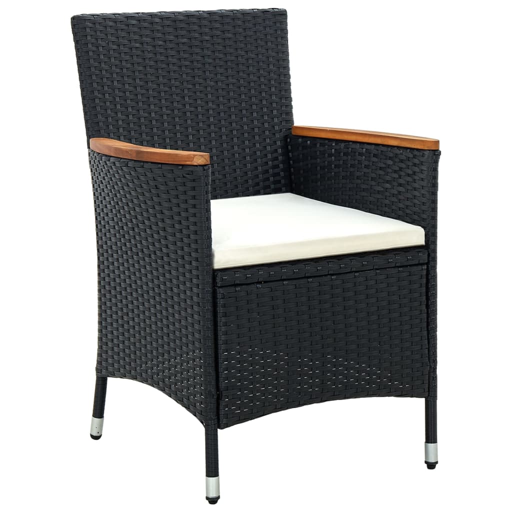 8720286828717_g_en_hd_1 vidaXL 7 Piece Outdoor Dining Set with Cushions Poly Rattan Black - Image 3