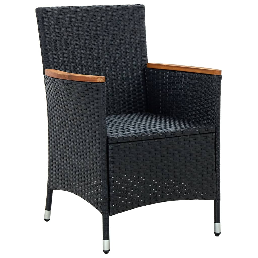 8720286828854_g_en_hd_11 vidaXL 5 Piece Outdoor Dining Set with Cushions Poly Rattan Black - Image 13