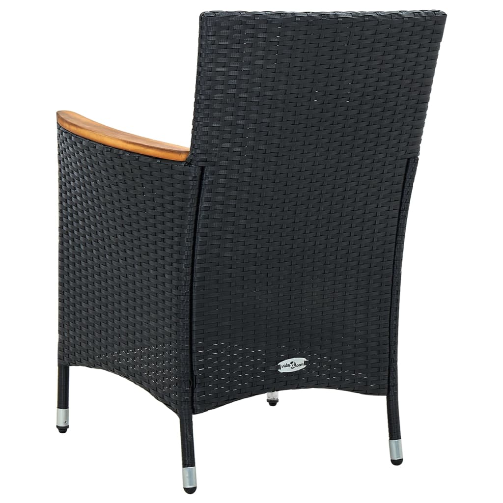 8720286828854_g_en_hd_4 vidaXL 5 Piece Outdoor Dining Set with Cushions Poly Rattan Black - Image 6