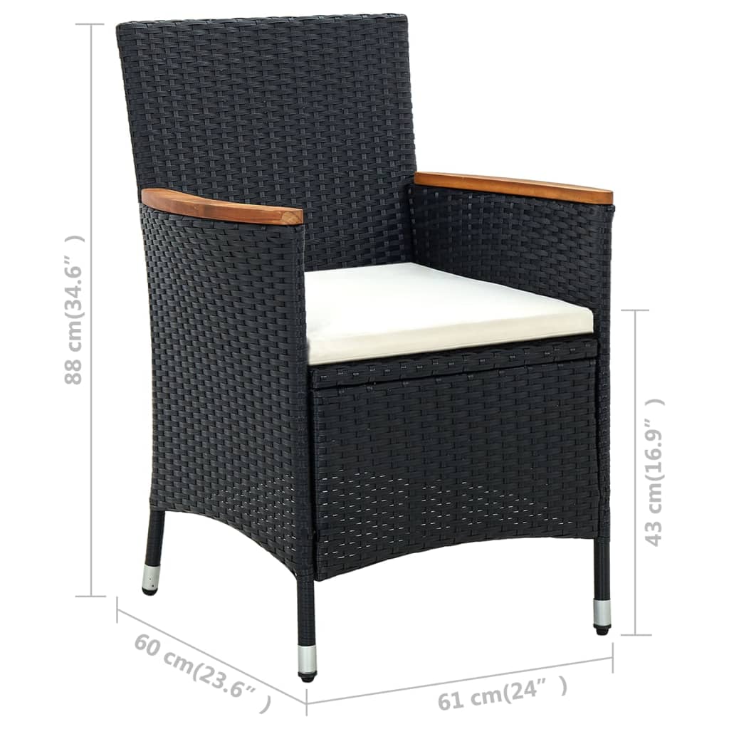 8720286828854_g_en_hd_8 vidaXL 5 Piece Outdoor Dining Set with Cushions Poly Rattan Black - Image 10