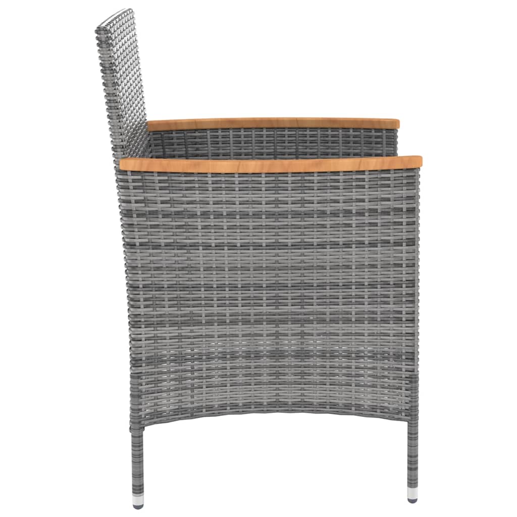 8720286828939_g_en_hd_3 vidaXL 5 Piece Outdoor Dining Set with Cushions Poly Rattan Grey - Image 5