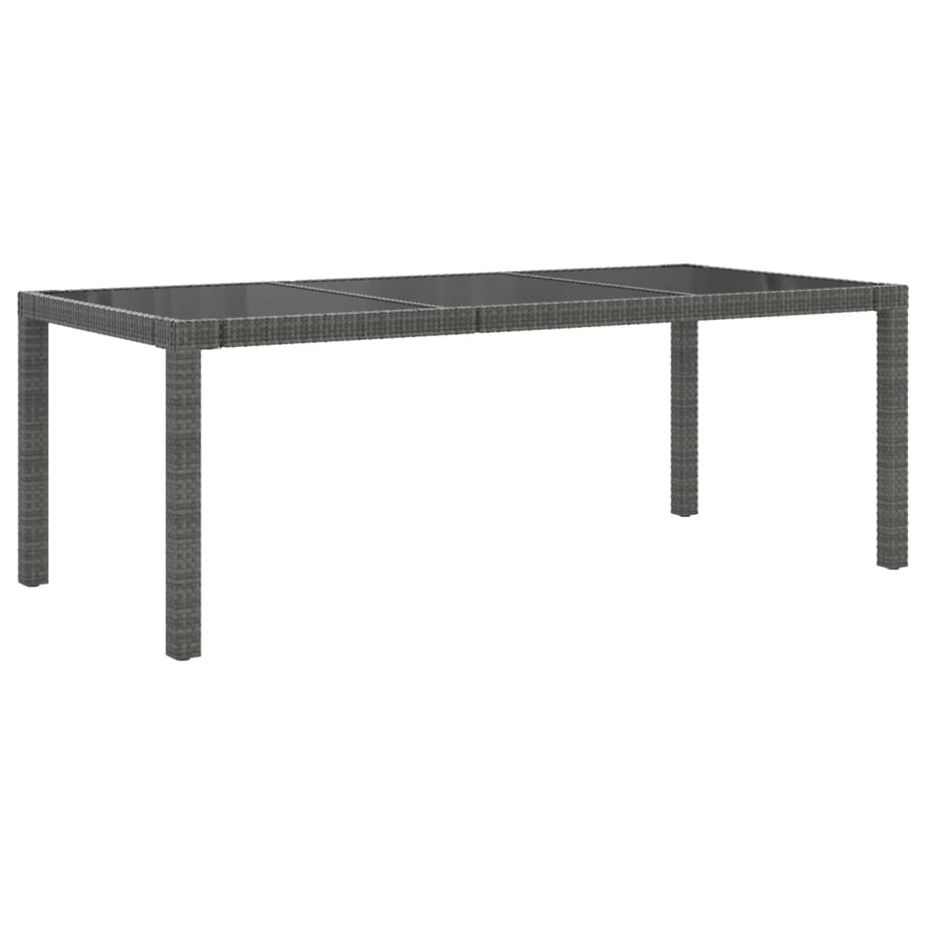8720286828953_g_en_hd_2 vidaXL 7 Piece Outdoor Dining Set with Cushions Poly Rattan Black and Grey - Image 4