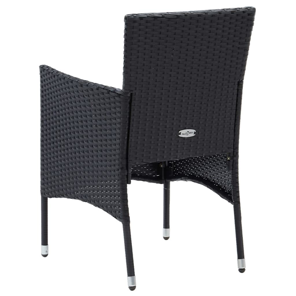 8720286829417_g_en_hd_5 vidaXL 7 Piece Garden Dining Set with Cushions Poly Rattan Black - Image 7