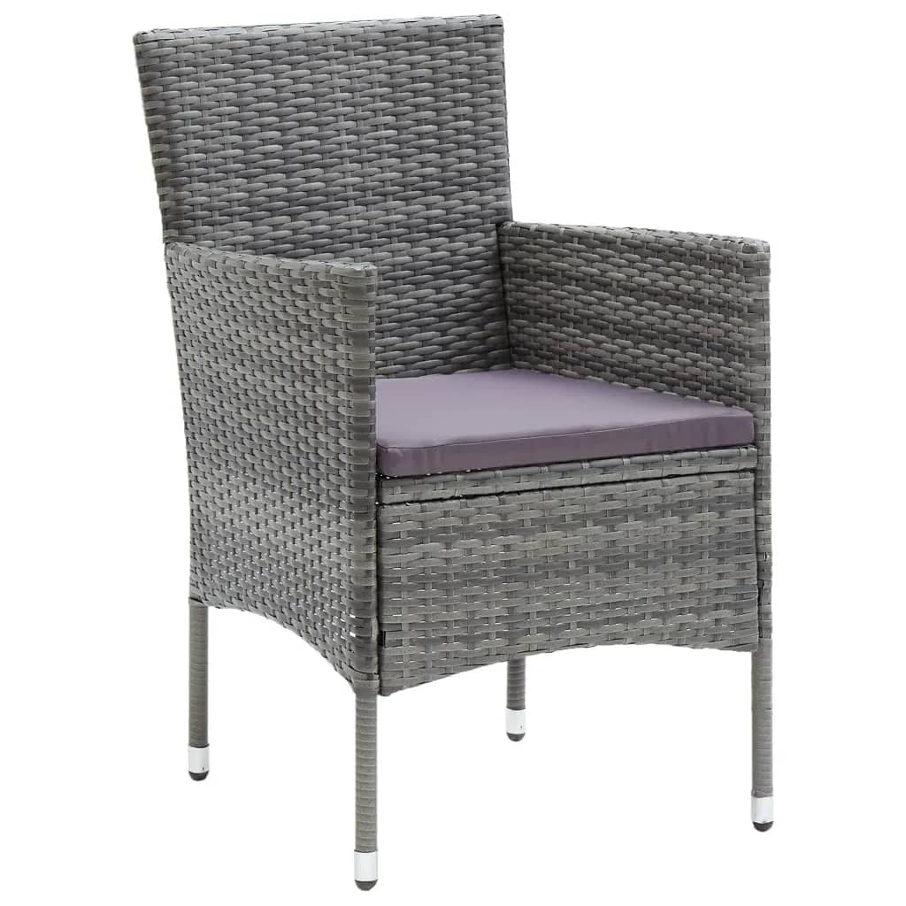 8720286829462_g_en_hd_2 vidaXL 7 Piece Garden Dining Set with Cushions Poly Rattan Grey - Image 4