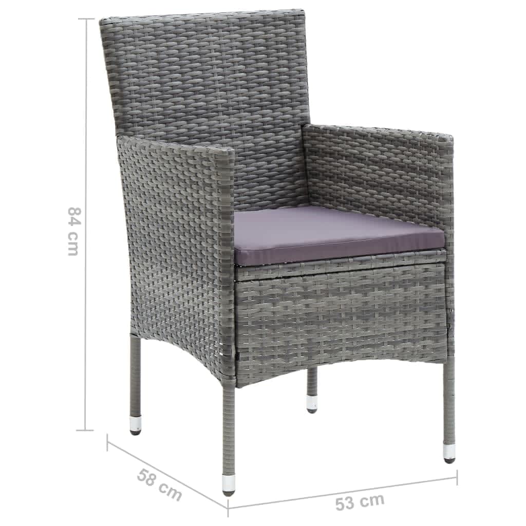 8720286829479_g_en_hd_9 vidaXL 7 Piece Garden Dining Set with Cushions Poly Rattan Grey - Image 11