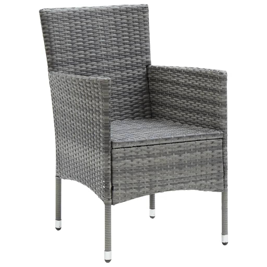 8720286829486_g_en_hd_3 vidaXL 9 Piece Garden Dining Set with Cushions Poly Rattan Grey - Image 5