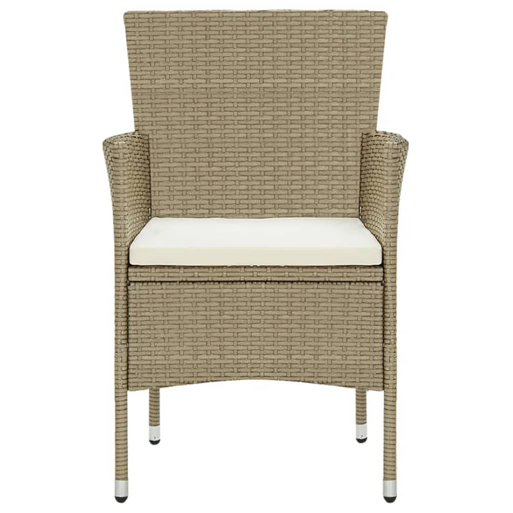 8720286829530_g_en_hd_3 vidaXL 7 Piece Garden Dining Set with Cushions Poly Rattan Beige - Image 5