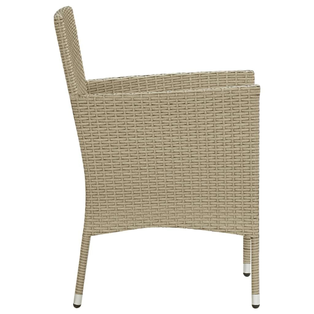 8720286829547_g_en_hd_5 vidaXL 9 Piece Garden Dining Set with Cushions Poly Rattan Beige - Image 7