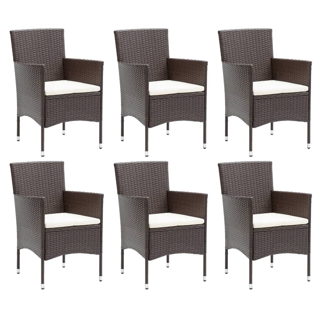 8720286829592_g_en_hd_1 vidaXL 7 Piece Garden Dining Set with Cushions Poly Rattan Brown - Image 3