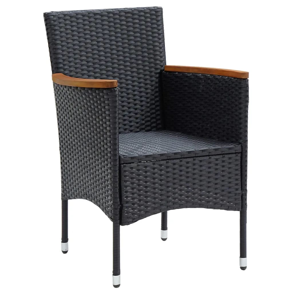 8720286829660_g_en_hd_3 vidaXL 9 Piece Garden Dining Set with Cushions Poly Rattan Black - Image 5