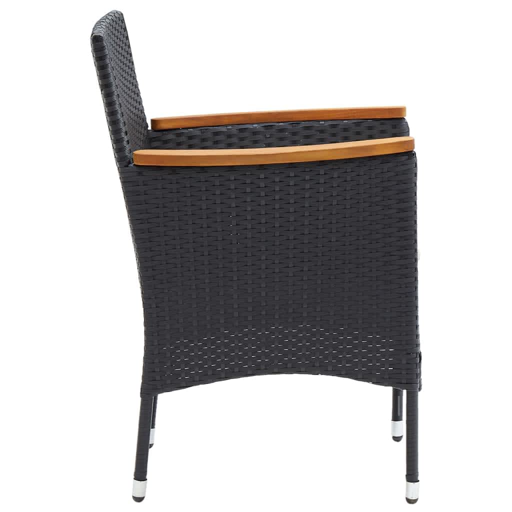 8720286829660_g_en_hd_5 vidaXL 9 Piece Garden Dining Set with Cushions Poly Rattan Black - Image 7