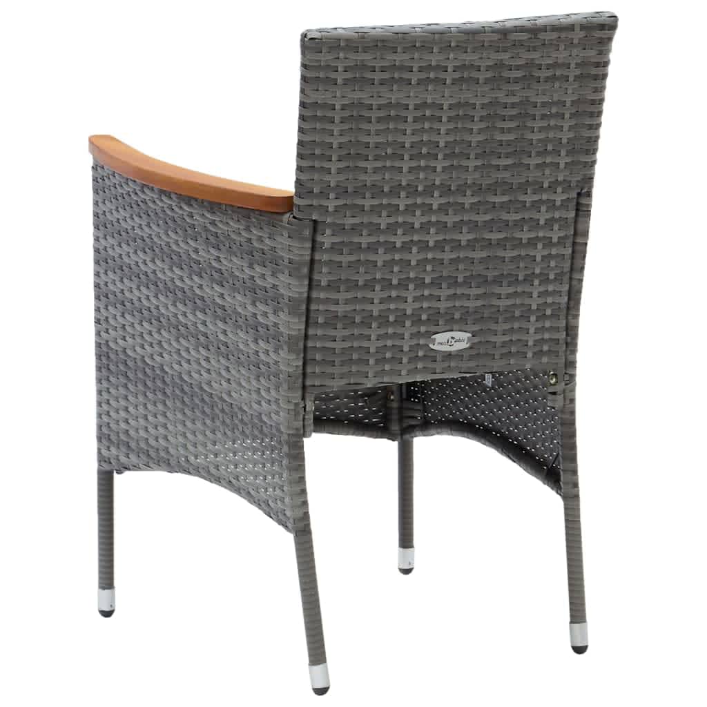 8720286829714_g_en_hd_5 vidaXL 7 Piece Garden Dining Set with Cushions Poly Rattan Grey - Image 7