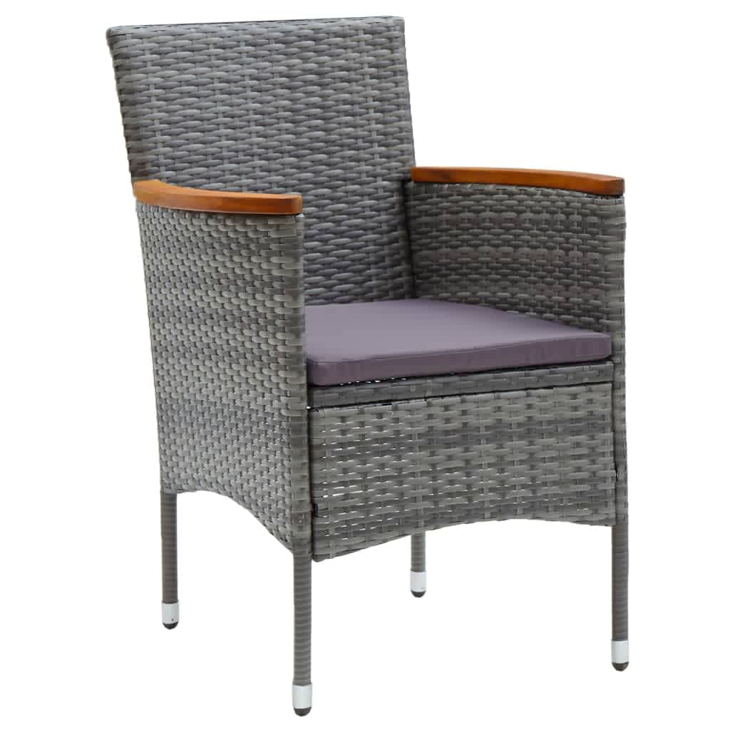 8720286829721_g_en_hd_2 vidaXL 9 Piece Garden Dining Set with Cushions Poly Rattan Grey - Image 4