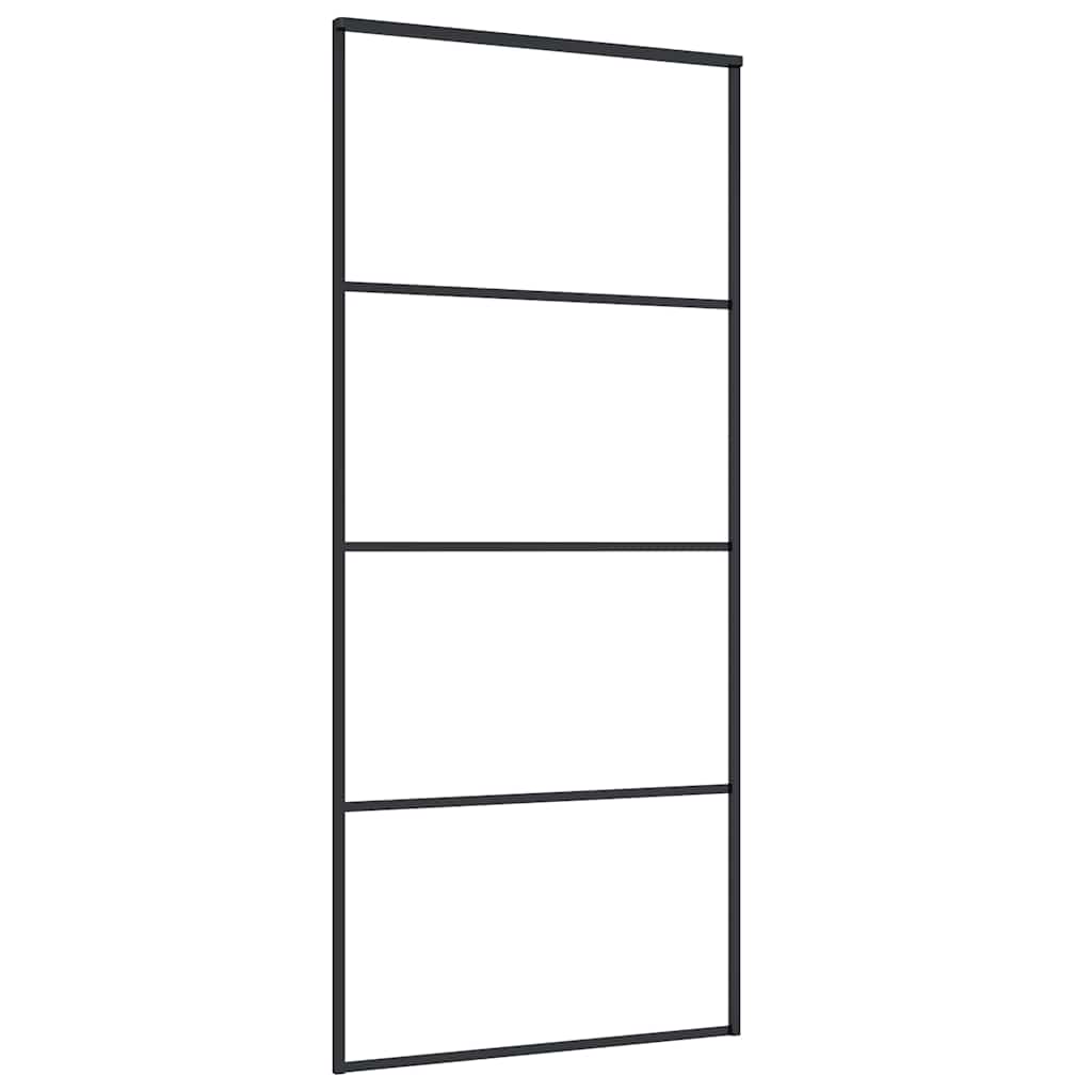 8720286831076_g_en_hd_1 vidaXL Sliding Door Frosted ESG Glass and Aluminium 90x205 cm Black - Image 3