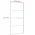 vidaXL Sliding Door Frosted ESG Glass and Aluminium 90x205 cm Black - Image 6