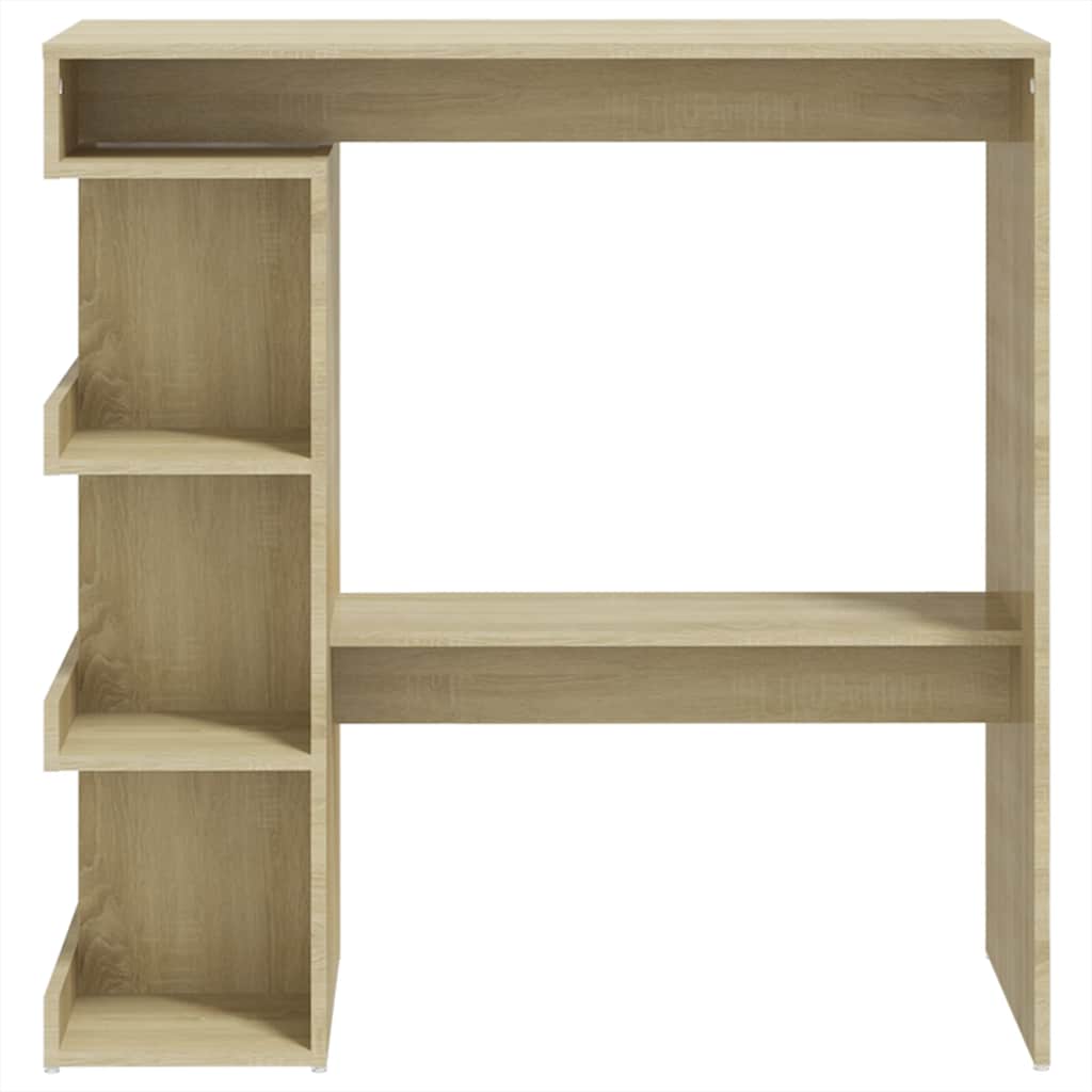 8720286834169_g_en_hd_3 vidaXL Bar Table with Storage Rack Sonoma Oak 100x50x101.5 cm Engineered Wood - Image 5