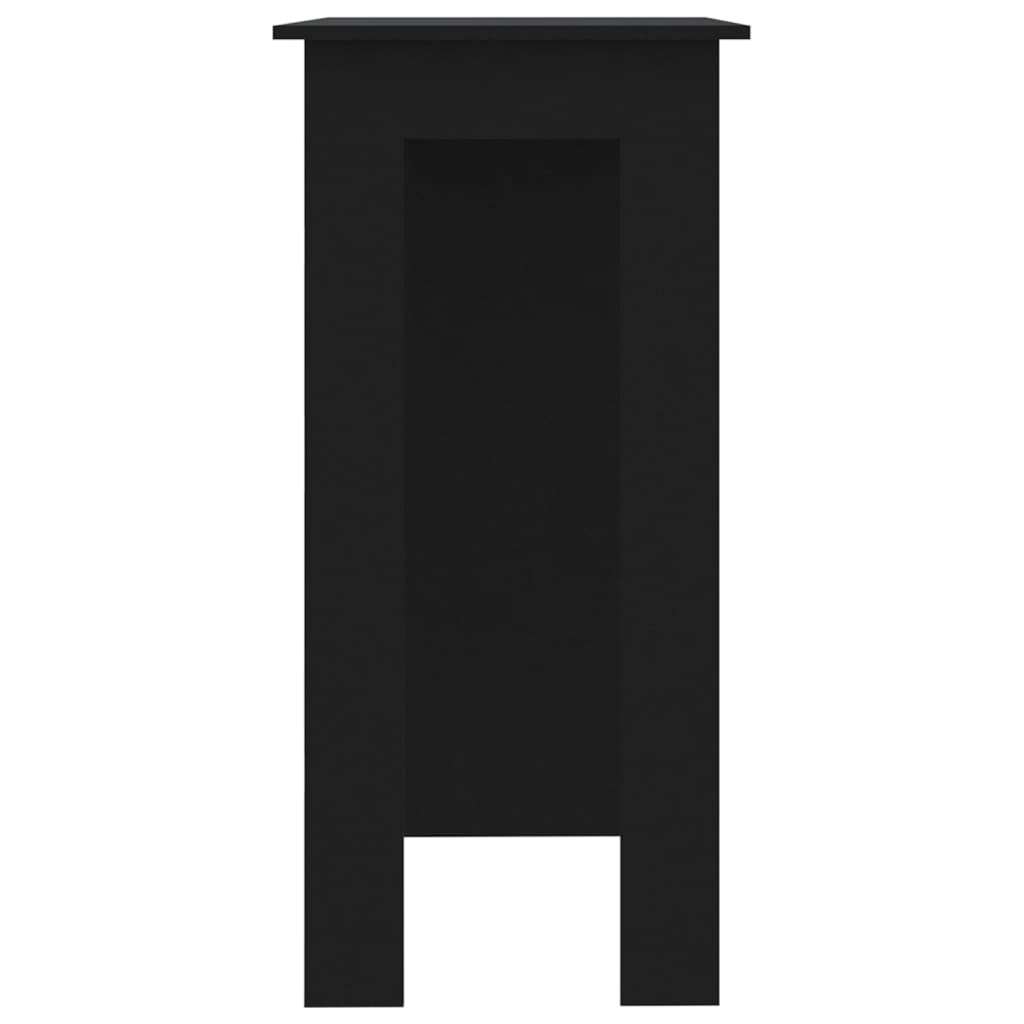 8720286834206_g_en_hd_2 vidaXL Bar Table with Shelf Black 102x50x103.5 cm Engineered Wood - Image 4
