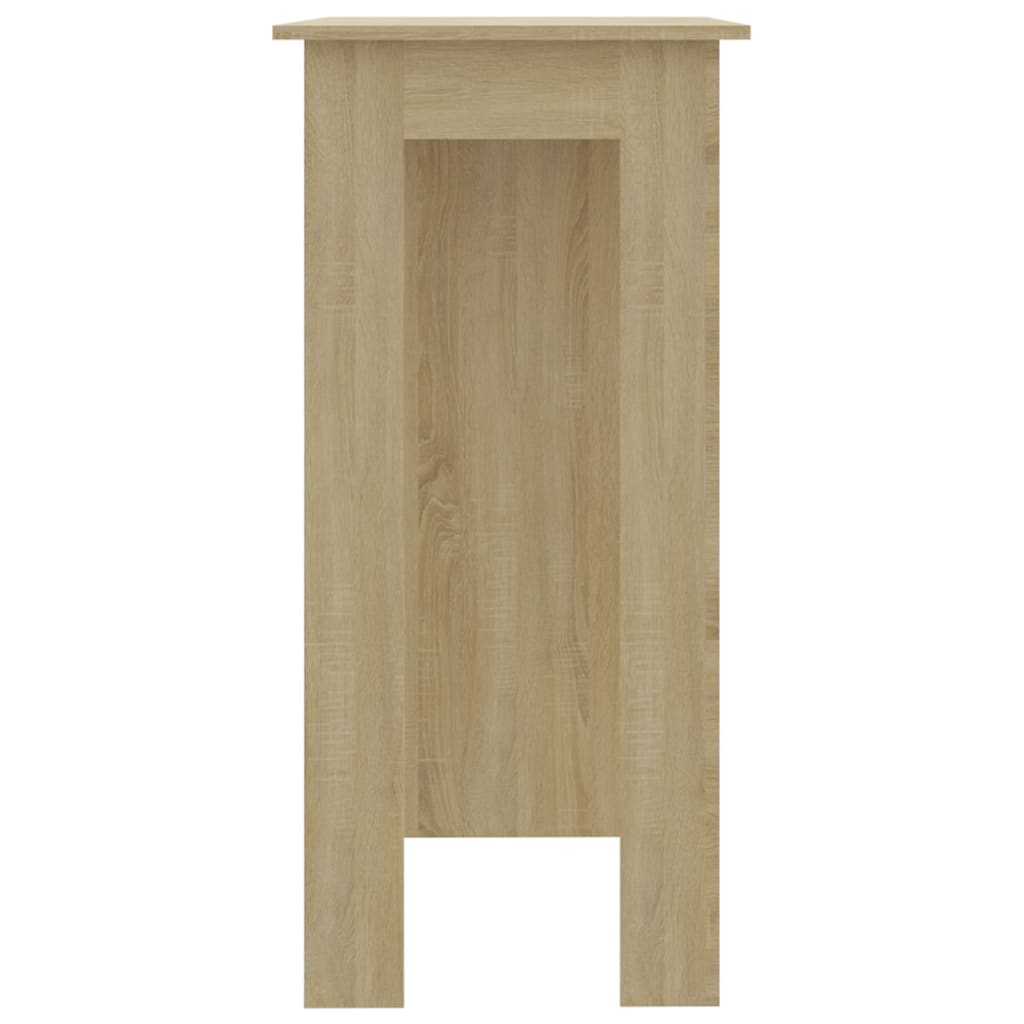 8720286834213_g_en_hd_2 vidaXL Bar Table with Shelf Sonoma Oak 102x50x103.5 cm Engineered Wood - Image 5