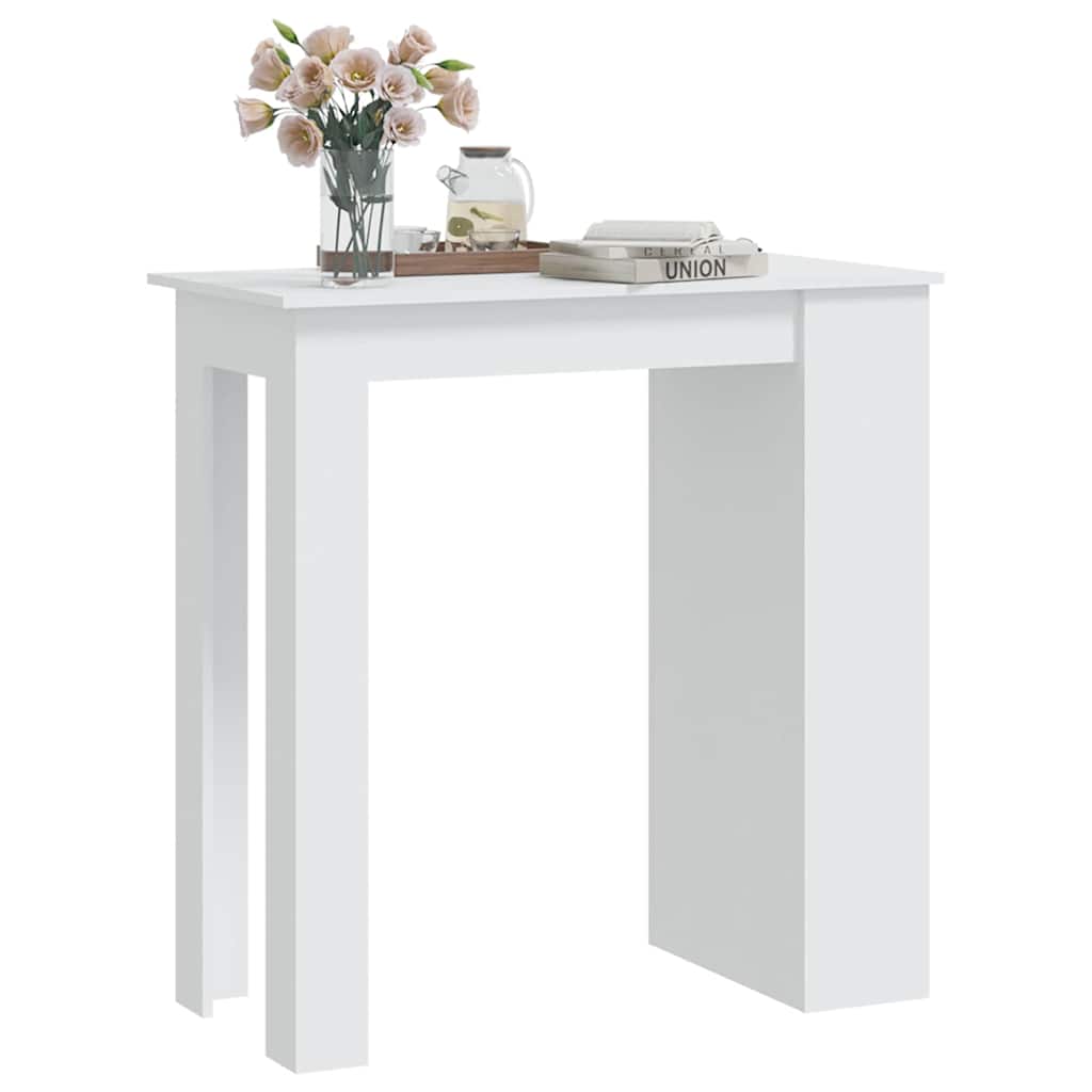 8720286834244_g_en_hd_2 vidaXL Bar Table with Storage Rack White 102x50x103.5 cm Engineered Wood - Image 4
