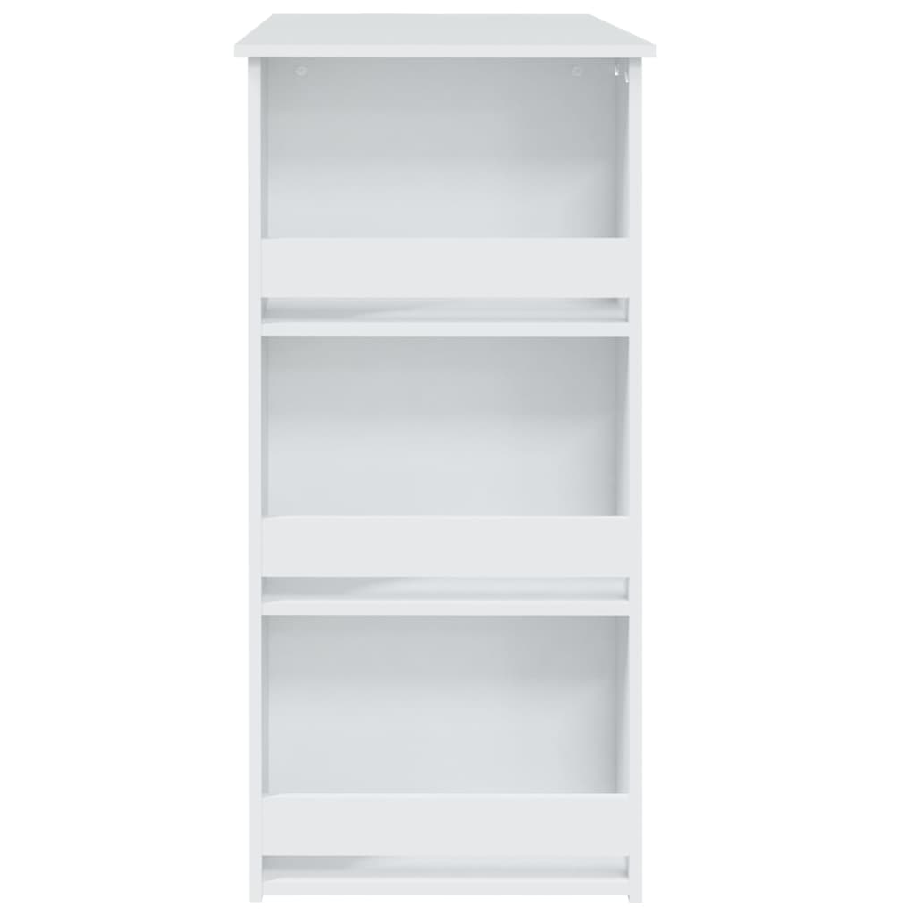 8720286834244_g_en_hd_4 vidaXL Bar Table with Storage Rack White 102x50x103.5 cm Engineered Wood - Image 6