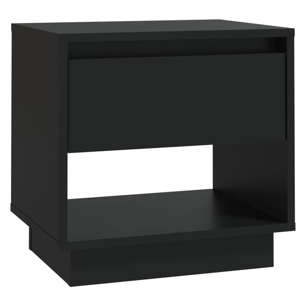 8720286834510_a_en_hd_1 vidaXL Bedside Cabinet Black 45x34x44 cm Engineered Wood - Image 2