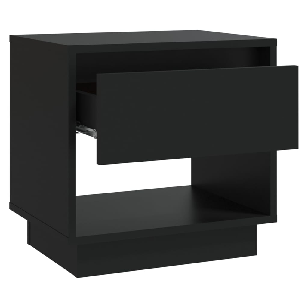8720286834510_g_en_hd_3 vidaXL Bedside Cabinet Black 45x34x44 cm Engineered Wood - Image 5