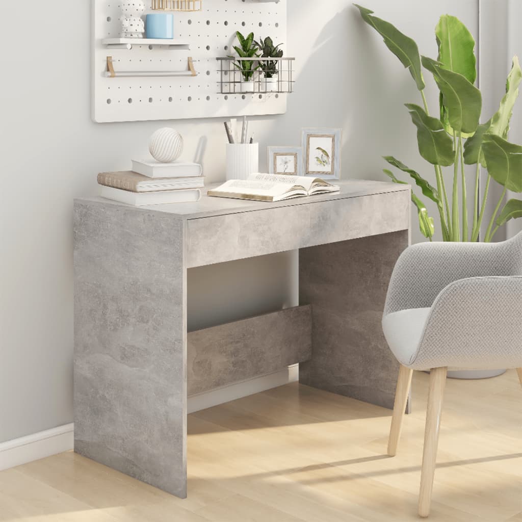 8720286834770_g_en_hd_1 vidaXL Desk Concrete Grey 101x50x76.5 cm Engineered Wood - Image 4