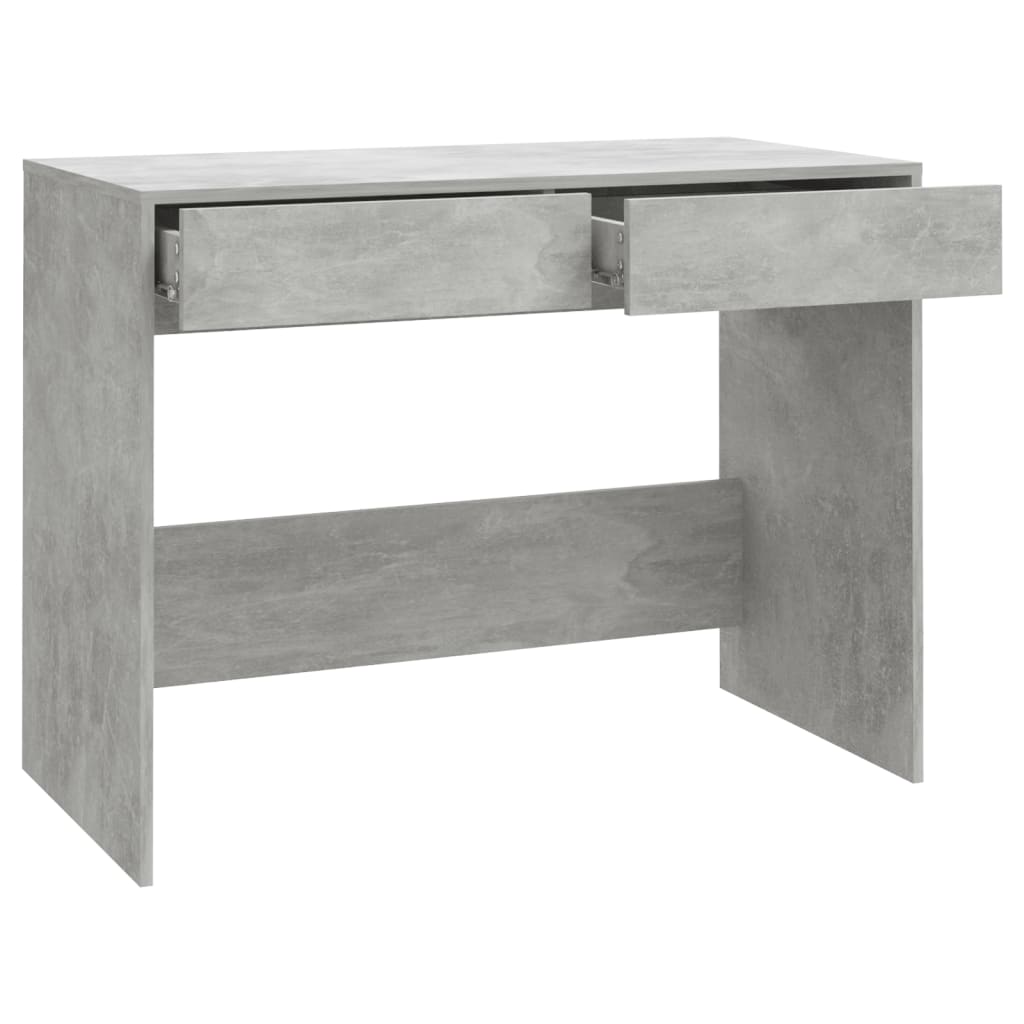 8720286834770_g_en_hd_5 vidaXL Desk Concrete Grey 101x50x76.5 cm Engineered Wood - Image 8