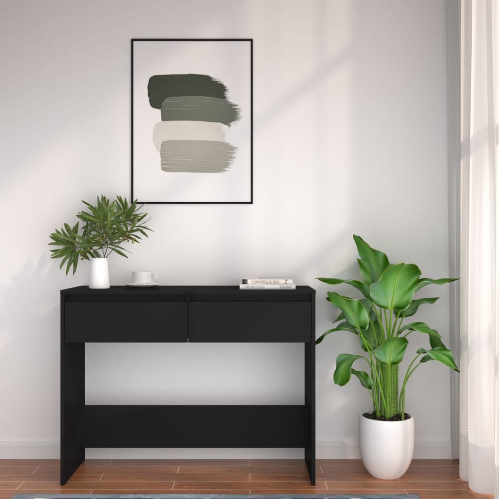 8720286835708_g_en_hd_2 vidaXL Console Table Black 100x35x76.5 cm Engineered Wood - Image 5