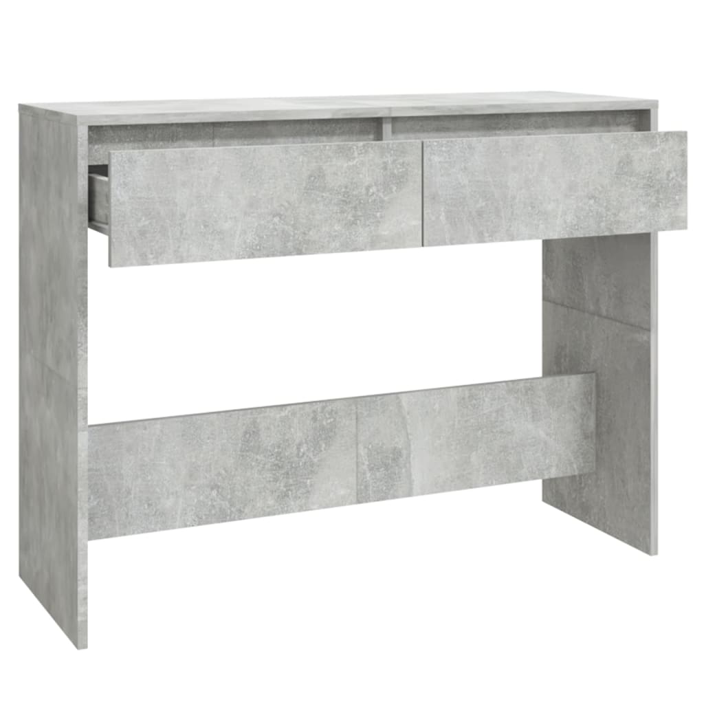 8720286835722_g_en_hd_4 vidaXL Console Table Concrete Grey 100x35x76.5 cm Engineered Wood - Image 7