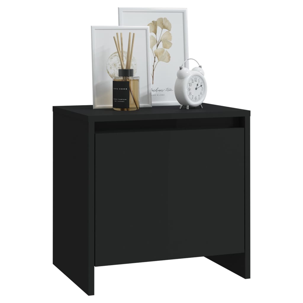 8720286835869_g_en_hd_1 vidaXL Bedside Cabinet Black 45x34x44.5 cm Engineered Wood - Image 3