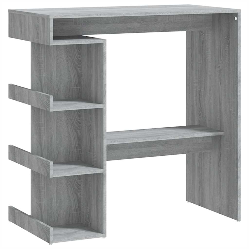 8720286836453_a_en_hd_1 vidaXL Bar Table with Storage Rack Grey Sonoma 100x50x101.5 cm - Image 2