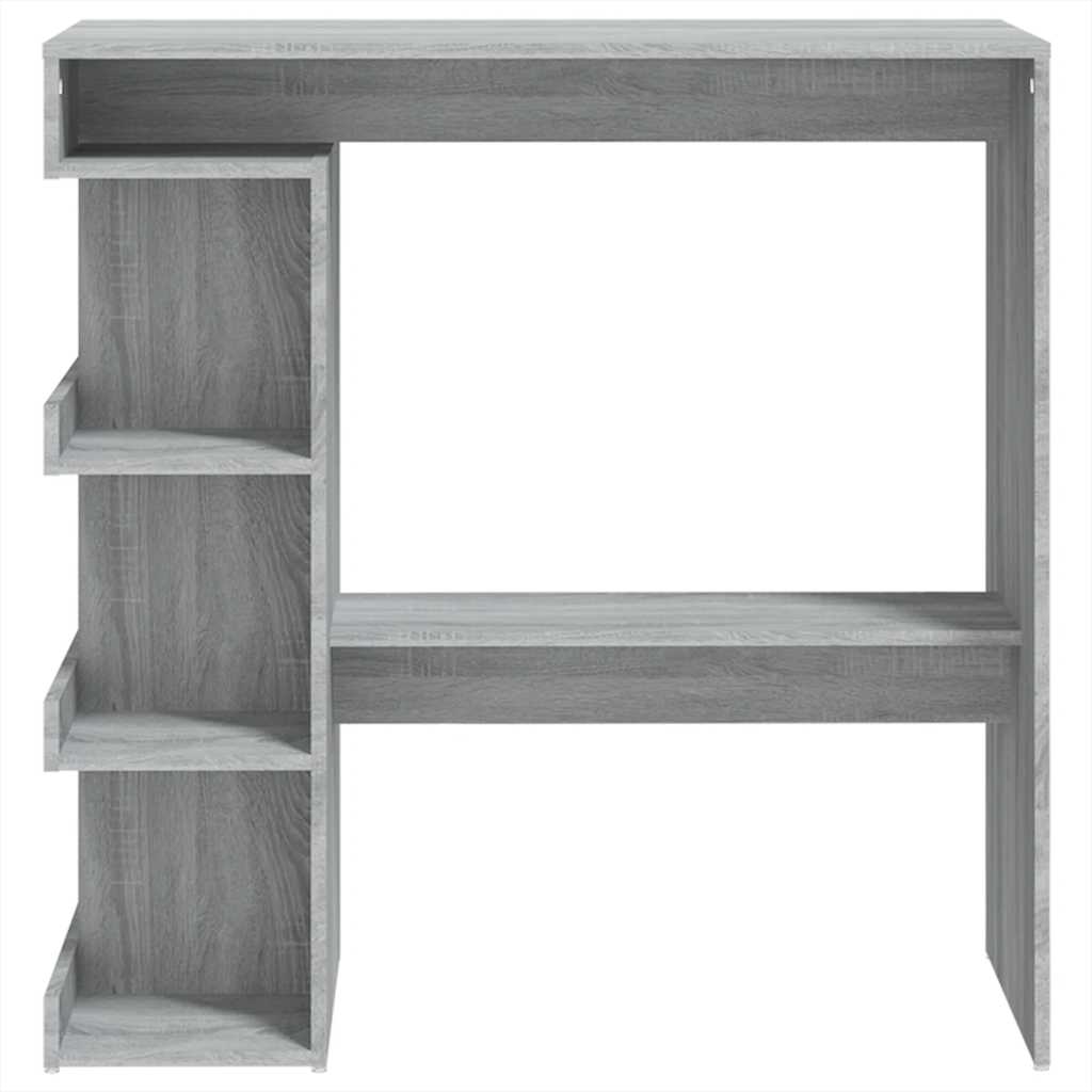 8720286836453_g_en_hd_3 vidaXL Bar Table with Storage Rack Grey Sonoma 100x50x101.5 cm - Image 5