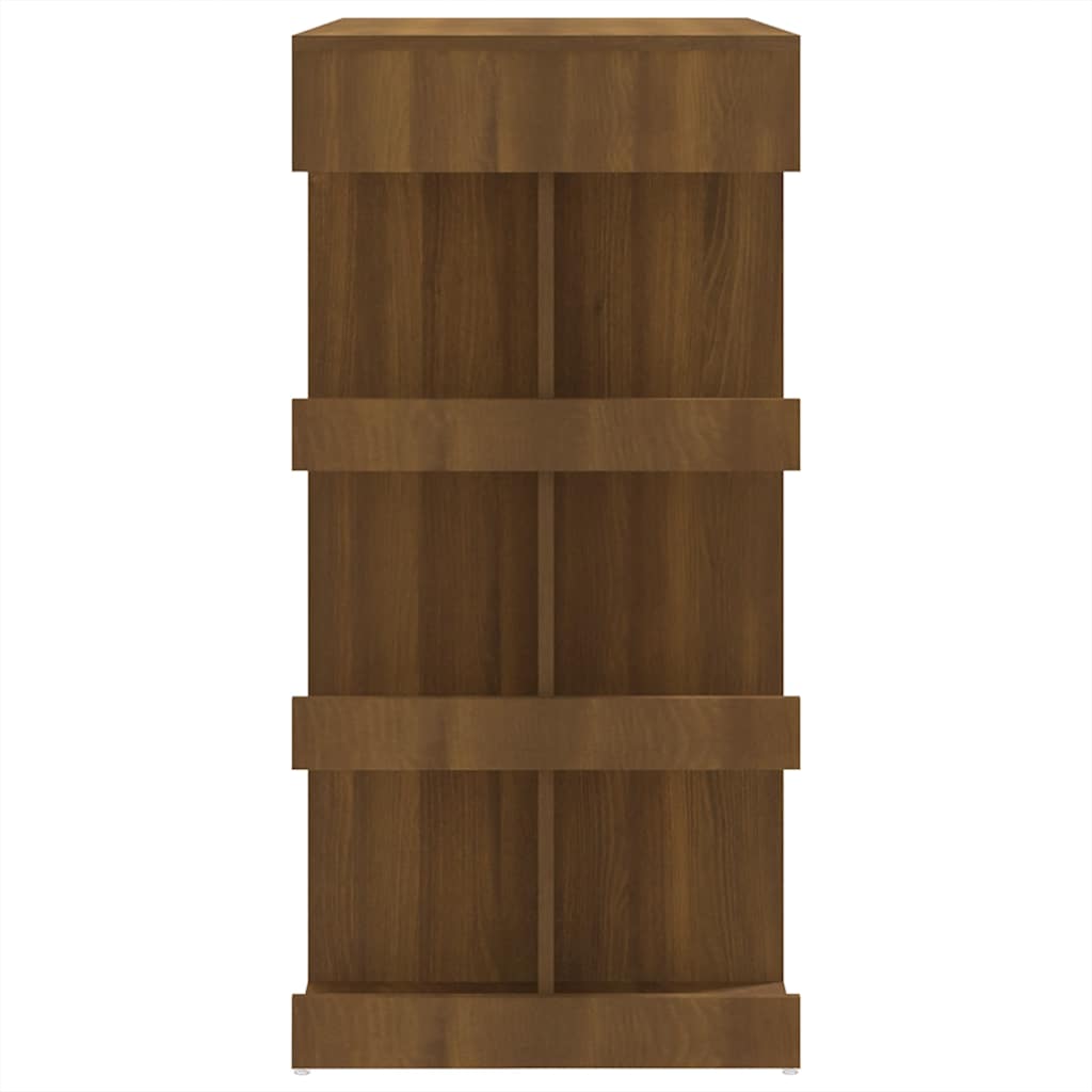 8720286836460_g_en_hd_4 vidaXL Bar Table with Storage Rack Brown Oak 100x50x101.5cm Engineered Wood - Image 6