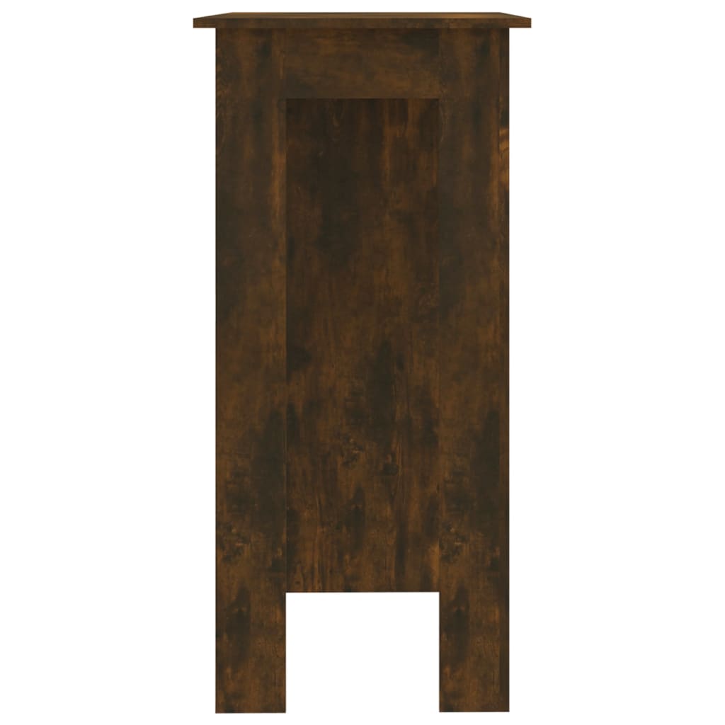 8720286836477_g_en_hd_2 vidaXL Bar Table with Shelf Smoked Oak 102x50x103.5 cm Engineered Wood - Image 4