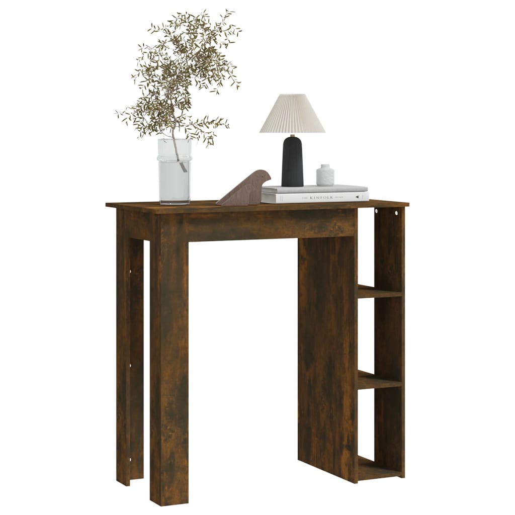8720286836477_g_en_hd_3 vidaXL Bar Table with Shelf Smoked Oak 102x50x103.5 cm Engineered Wood - Image 5